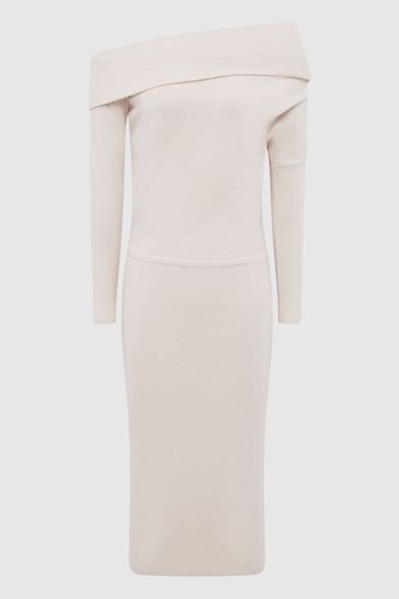 Reiss off shoulder dress on sale