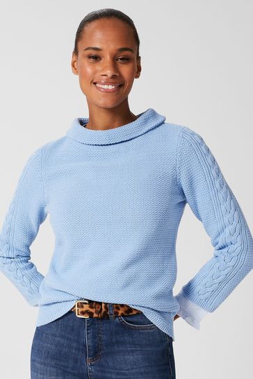 Hobbs Blue Camilla Sweater
