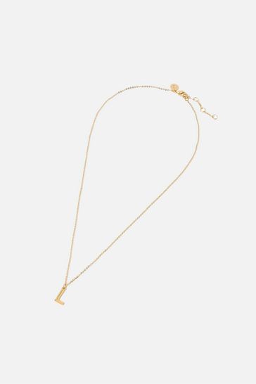 Buy Z by Accessorize Gold Plated Initial Pendant Necklace from