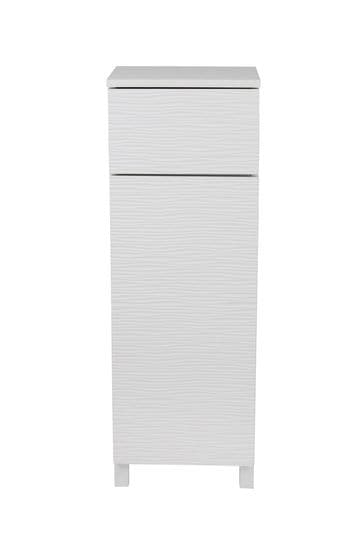 Mary Jane Ripple Floor White Cabinet By Lloyd Pascal