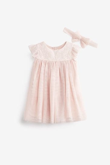 Pink Baby Prom Dress (0mths-2yrs)