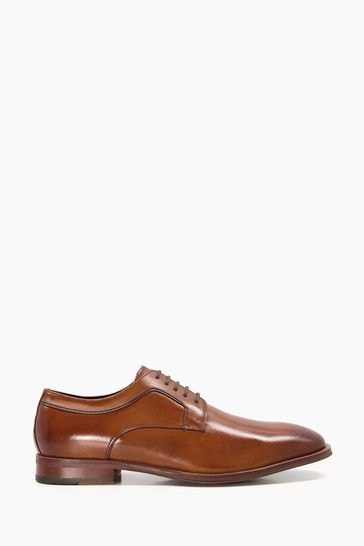 Dune London Brown Sparrows Smart Gibson Shoes