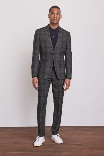 Next grey suits best sale slim fit