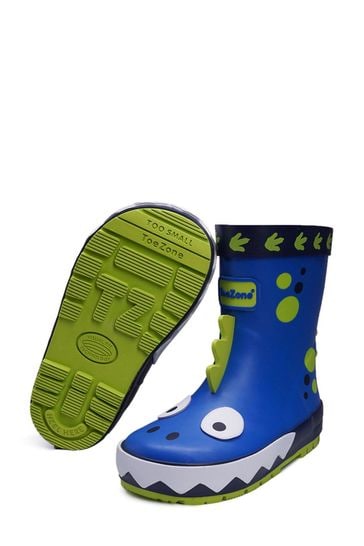Buy ToeZone Blue Dinosaur Wellies from Next Luxembourg