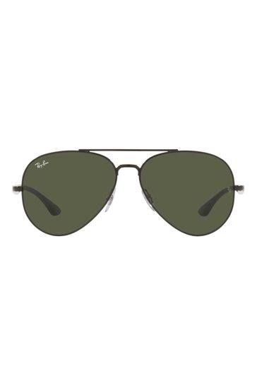 Black sunglasses on sale with green lens