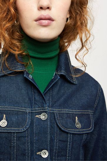 Blue denim trucker jacket hotsell