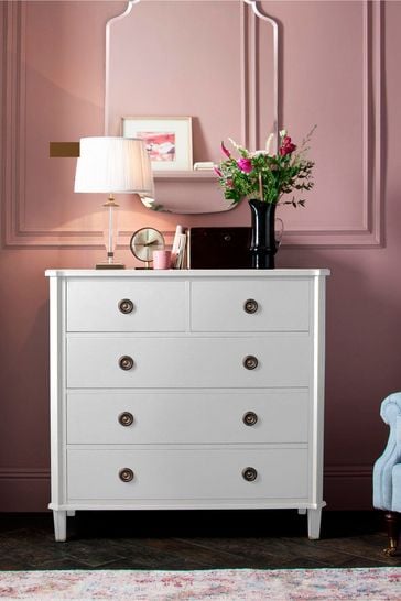 Henshaw Pale Steel 2 3 Drawer Chest By Laura Ashley