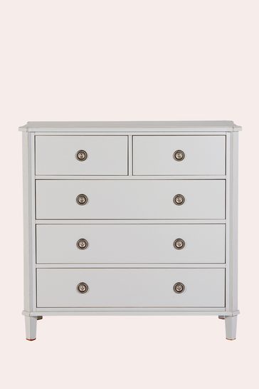 Laura Ashley Pale Steel Henshaw Two+Three Drawers Chest