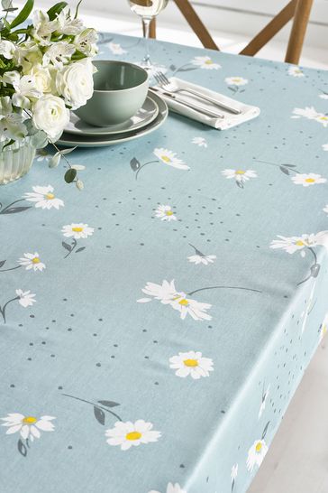 Multi Daisy Wipe Clean Table Cloth