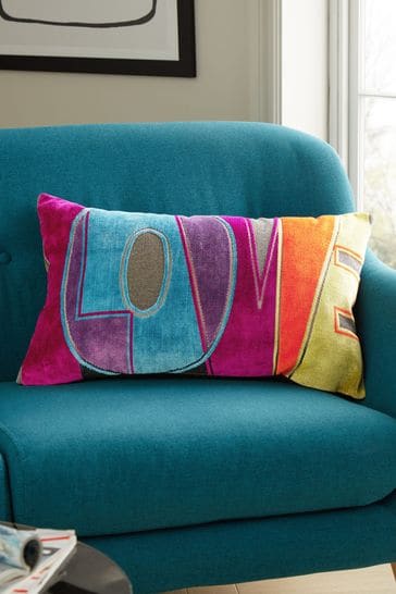 Multi Love Cushion By Alex Echo for Parkinson’s UK at Next