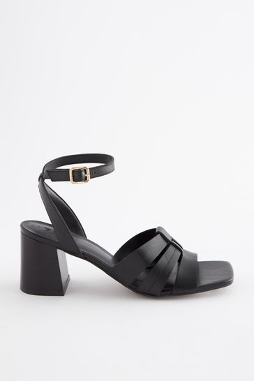 3 block hot sale heel sandals