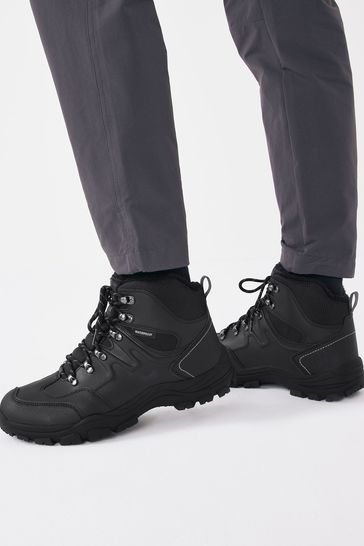 Lined walking boots discount