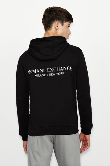 Buy Armani Exchange Milan Logo Hoodie from Next Luxembourg