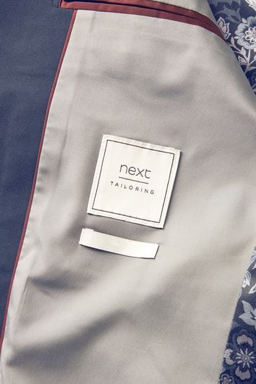 Buy Navy Blue Skinny Motion Flex Stretch Suit Jacket from Next