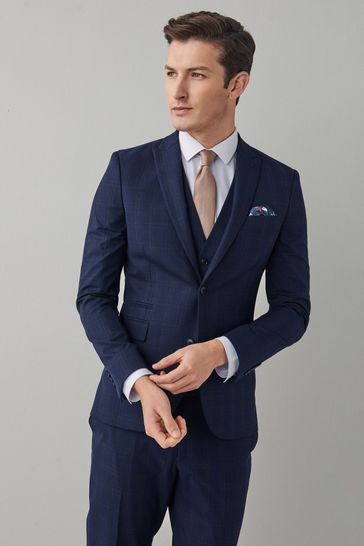 Next blue suit jacket on sale