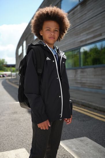 adidas Black Junior Entrada 22 Junior All-Weather School Jacket