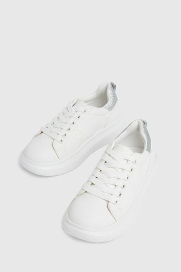 schuh white trainers