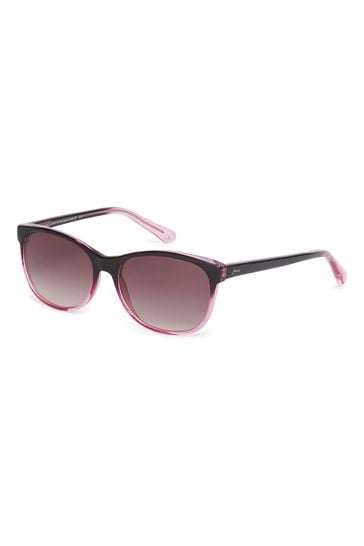 Joules Black/Pink Small Classic Graduated Bi-Colour Sunglasses