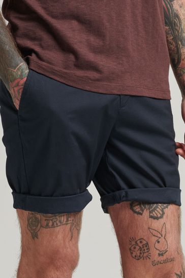 Superdry Blue Paperweight Chino Shorts