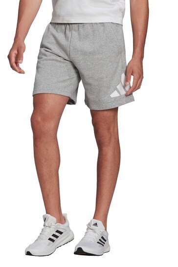 adidas Grey Big Logo Shorts