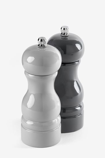 Grey salt and on sale pepper shakers