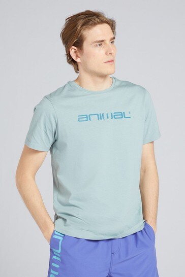 Animal Classico Logo Organic Mens T-Shirt