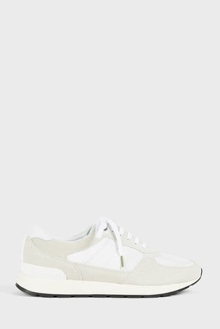 Ted Baker White Neanth Textile Runner Trainers