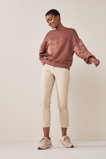 rust brown sweatshirt