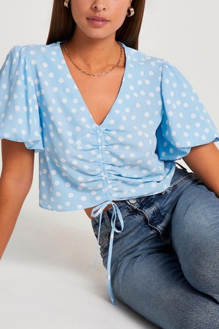 River island 2025 spot shorts
