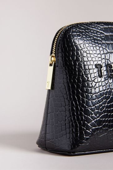 Croc top makeup bag