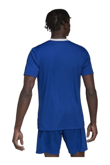 Blue adidas soccer jersey cheap