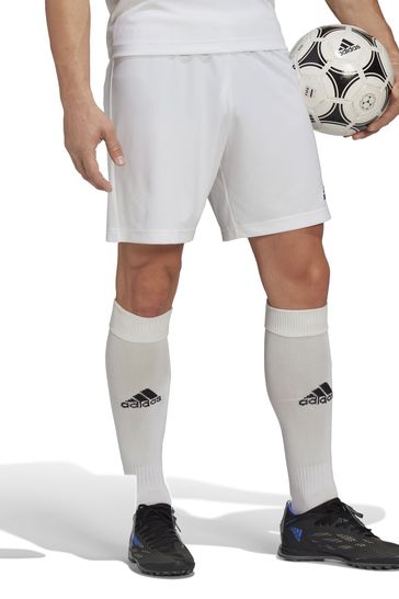 Adidas men's white soccer shorts hot sale