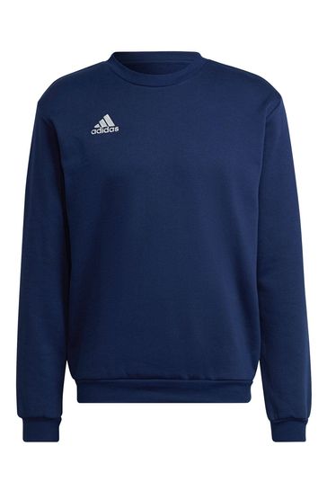 Adidas navy best sale crew neck sweatshirt