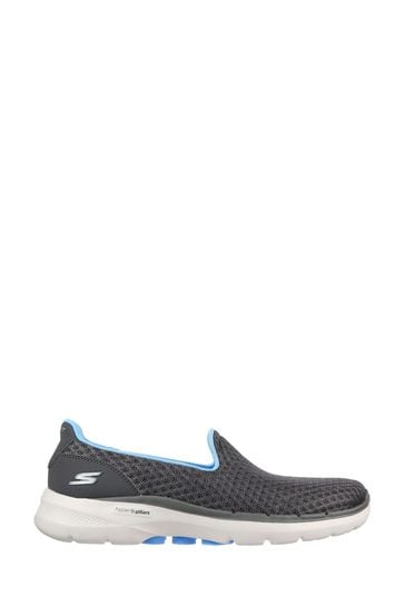 Skechers Grey GO WALK 6 Big Splash Shoes