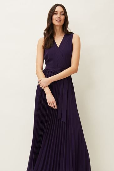 Phase eight navy maxi sales dress