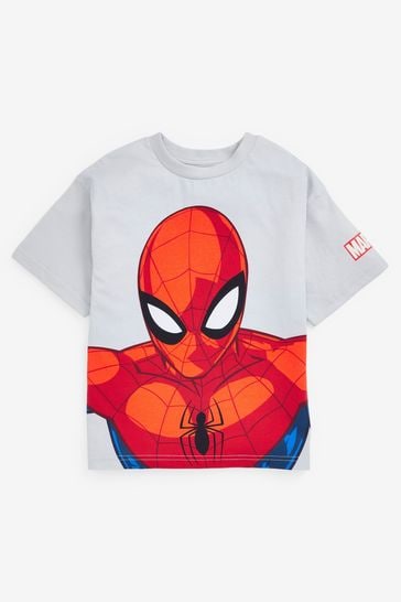 Grey Spider-Man Marvel Avengers T-Shirt (3-16yrs)