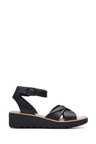 clarks patent leather sandals