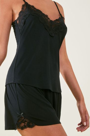 Black lace pyjama 2025 set