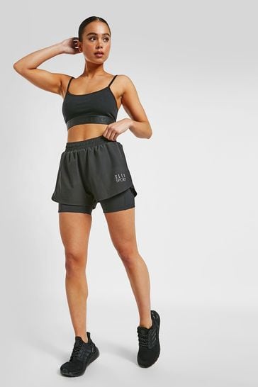 ELLE Sport Two-in-one Woven Shorts