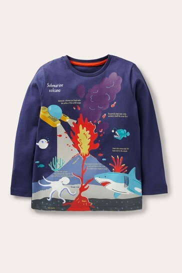 Boden Blue Glowing Scene T-Shirt