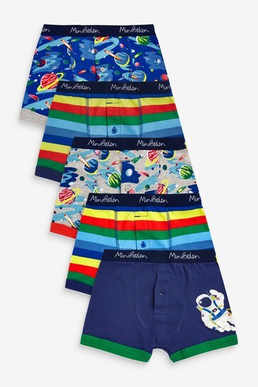 Boden Blue Boxers 5 Pack