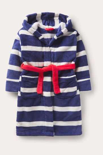 Boden Blue Cosy Dressing Gown
