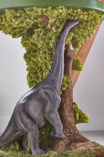 Green Dinosaur Kids Bedside Table