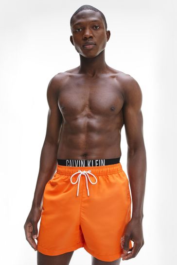 Calvin Klein Orange Intense Power Swim Shorts