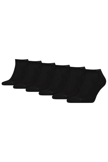 Calvin Klein Black Ankle Socks 6 Pack
