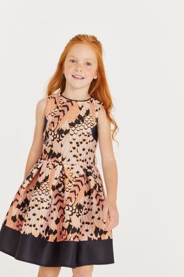 ted baker feather dress