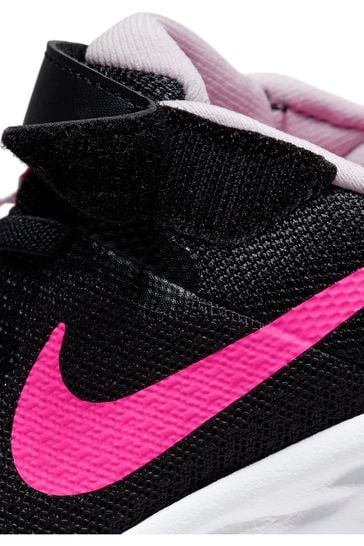 Black with pink nike shoes 2025