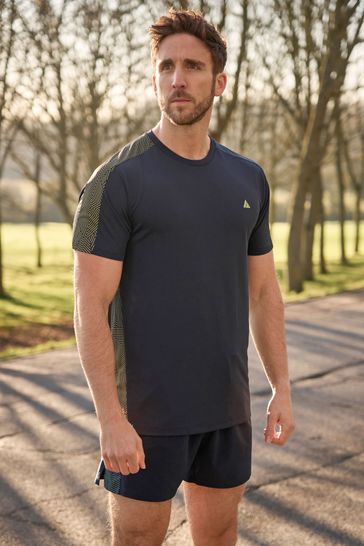 Navy Blue Short Sleeve Tee Next Active Gym Tops & T-Shirts