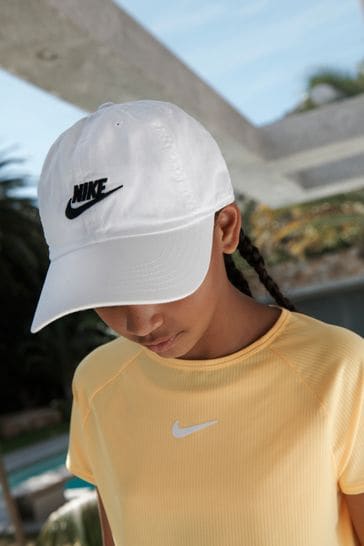 Buy Nike White Black Heritage 86 Adjustable Cap from Next Luxembourg