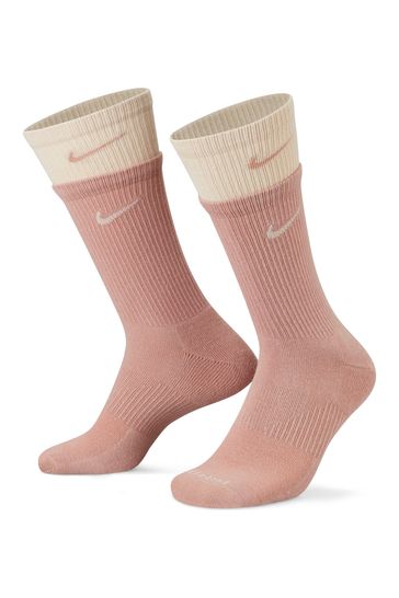 Nike Pink Cushioned Training Socks